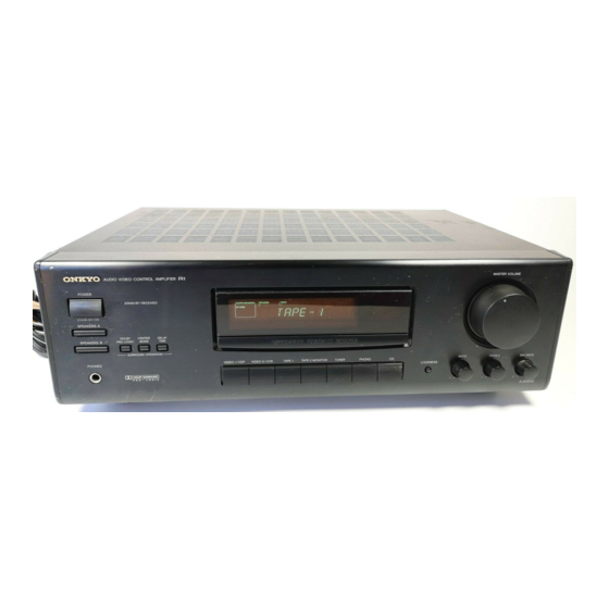 Onkyo A-SV210 Instruction Manual