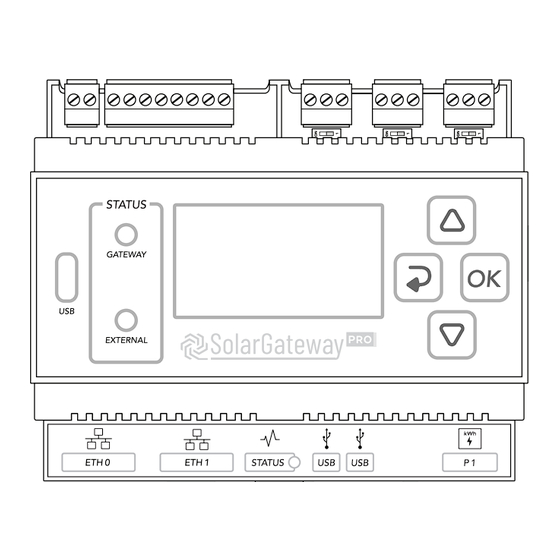 SolarGateway SolarGatewayPRO GSE-A010 Quick Installation Manual
