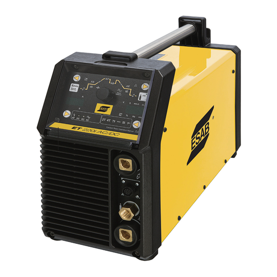 ESAB ET 220i AC/DC Operating Manual