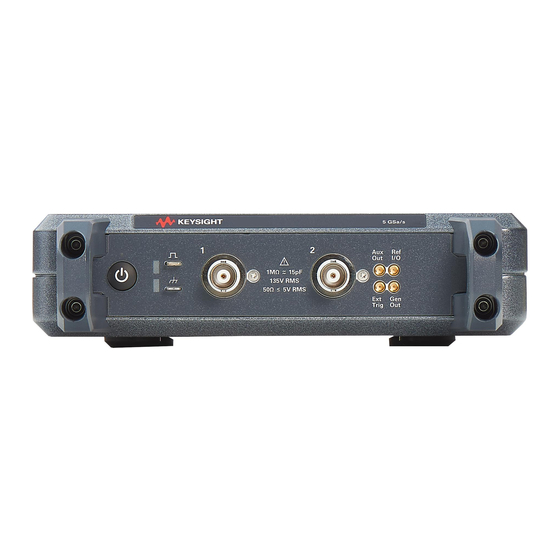 Keysight Technologies P9241A Startup Manual