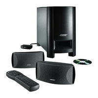 Bose Cinemate Cinemate Digital Home Theater Speaker System Owner's Manual