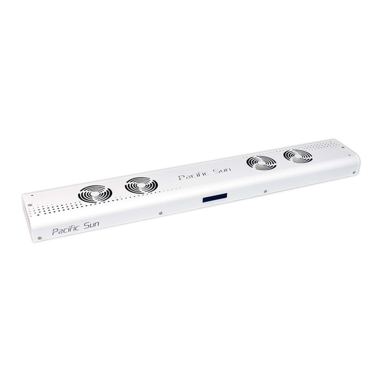 Pacific Sun Alpha LED lamp 215W User Manual
