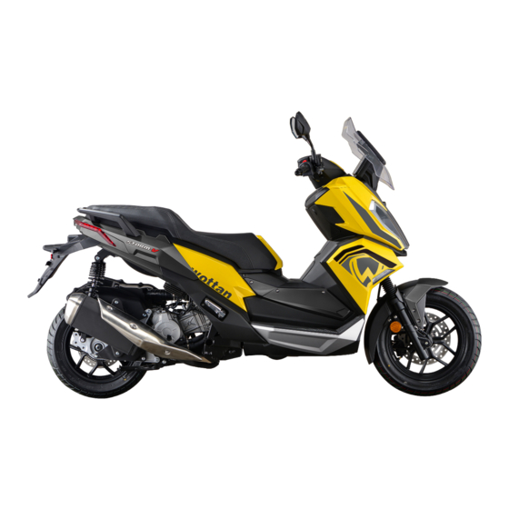 Wottan motor STORM-V 125 125cc Scooter Manuals