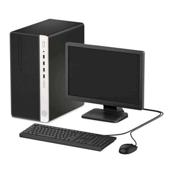 HP ProDesk 480 G6 MT Manuals