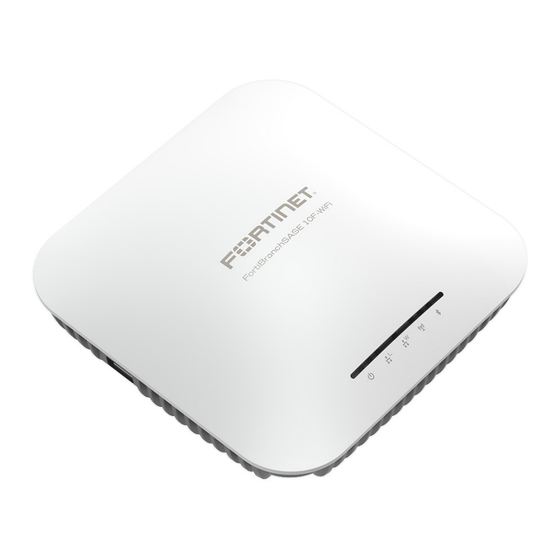 Fortinet FortiBranchSASE 10F-WiFi Quick Start Manual