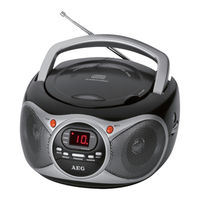 AEG SR 4351 CD Instruction Manual