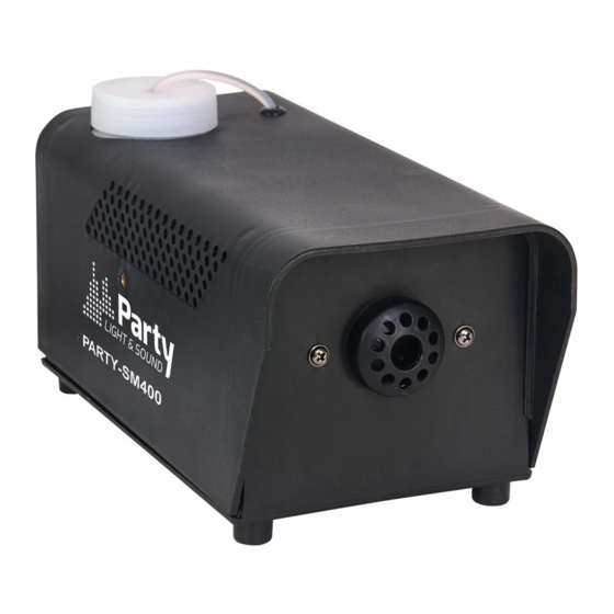 Party Light & Sound PARTY-SM400 User Manual