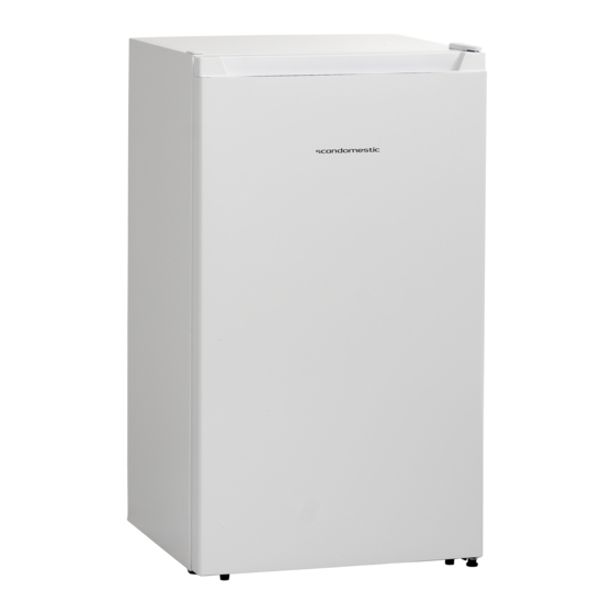 Scandomestic SFS 61 W Table Top Freezer Manuals