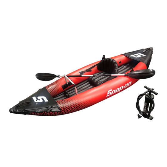 User Manuals: Snap-On SSX22P119 Fishing Kayak