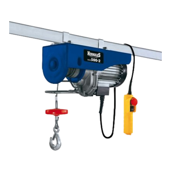 HERKULES 500-2 Electric Cable Winch Manuals