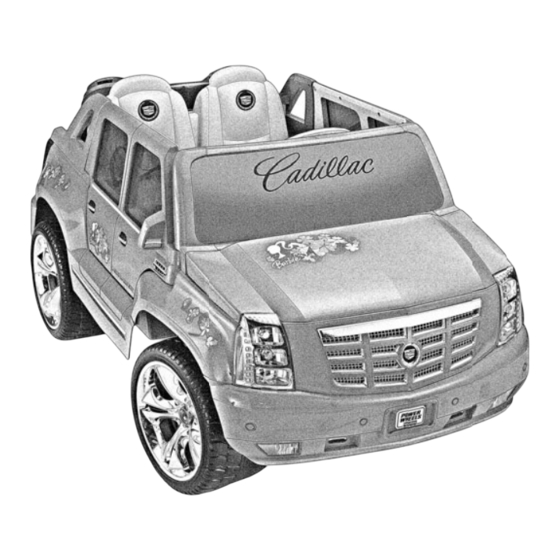 Fisher-Price POWER WHEELS Cadillac N7115 Owner's Manual With Assembly Instructions