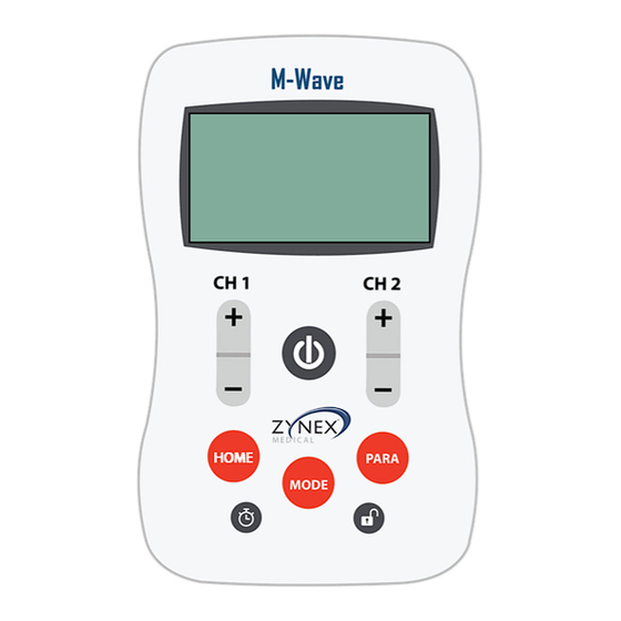 Zynex Medical M-Wave User Manual