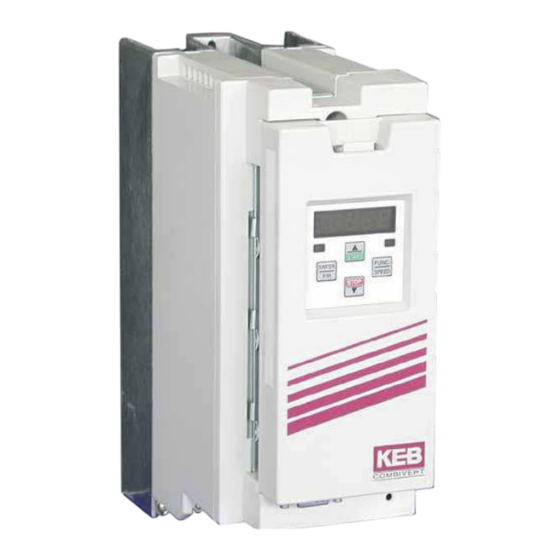 KEB COMBIVERT F5 10F5C1B-2A0A Instructions For Use Manual