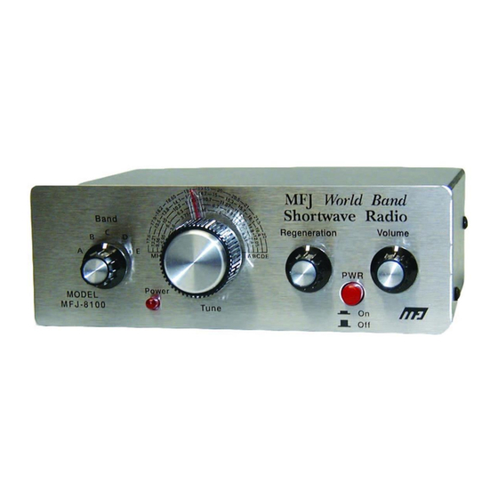 MFJ 8100K Instruction Manual