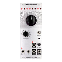 Music Thing Modular TURING MACHINE Mk ii Instructions Manual
