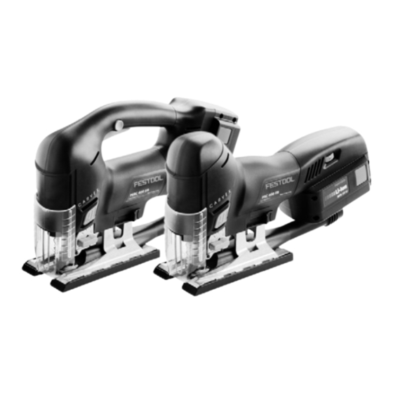 Festool CARVEX PSC 400 EB Original Operating Manual/Spare Parts List