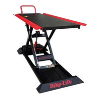 Bike-Lift Racing 350 Use And Maintenance Manual