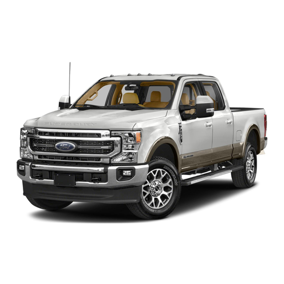 Ford F-350 Super Duty 2022 Owner's Manual