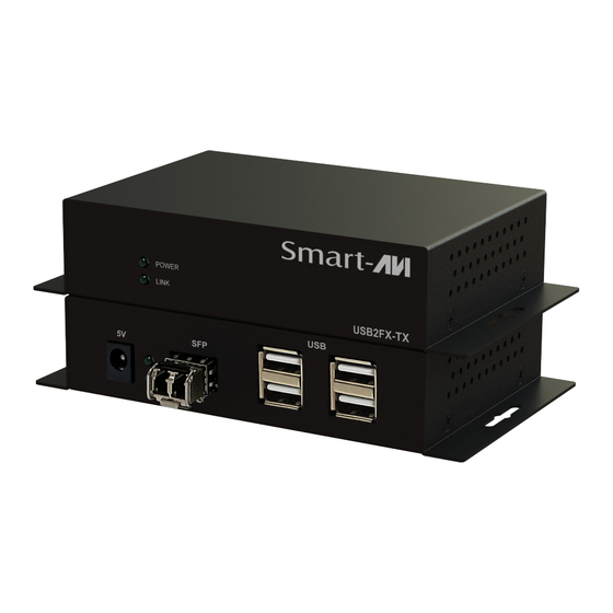 SMART-AVI USB2FX Quick Start Manual