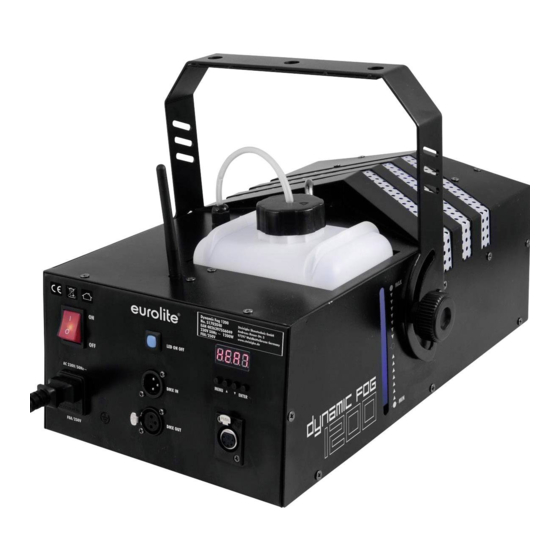 EuroLite DYNAMIC FOG 1200 User Manual