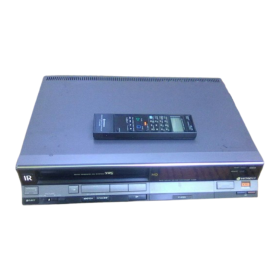 Hitachi VT-125E(VPS) Manual