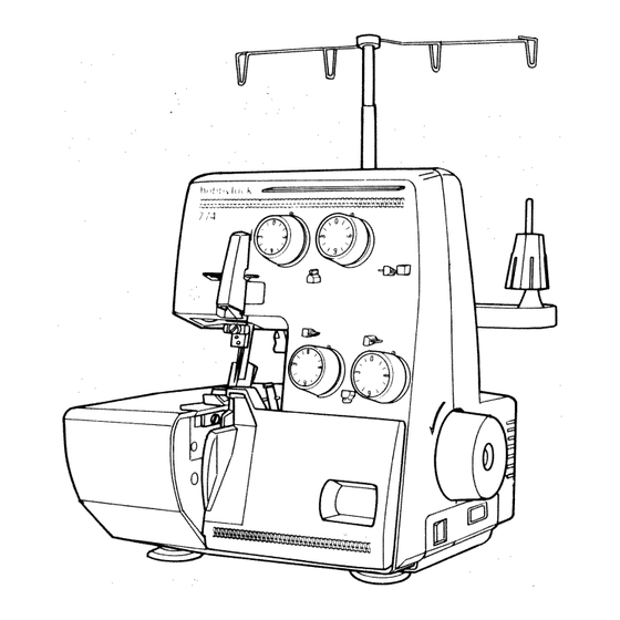hobbylock 774 Operating Instructions Manual