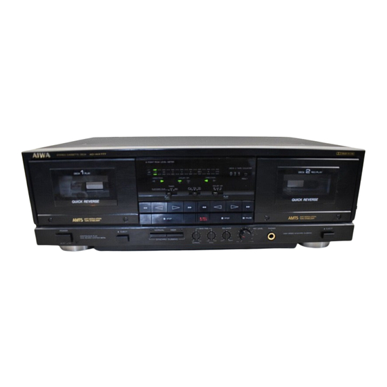 Aiwa AD-WX777 Service Manual