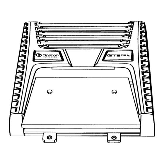 Boston Mobile Audio GT-475 Owner's Manual