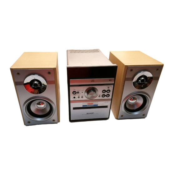 Sharp XL-MP100H Operation Manual