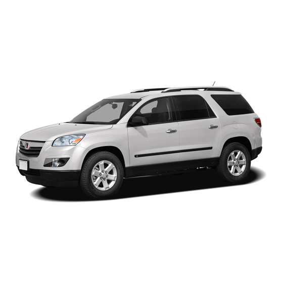 Saturn 2007 Outlook Owner's Manual