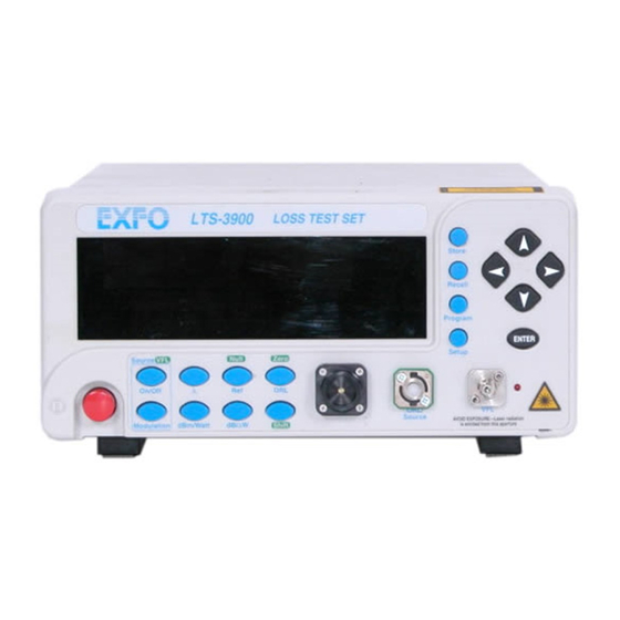 EXFO LTS-3900 Instruction Manual