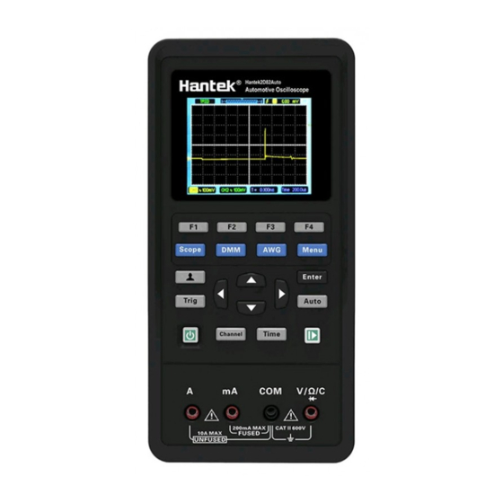 Hantek 2D82Auto Manual