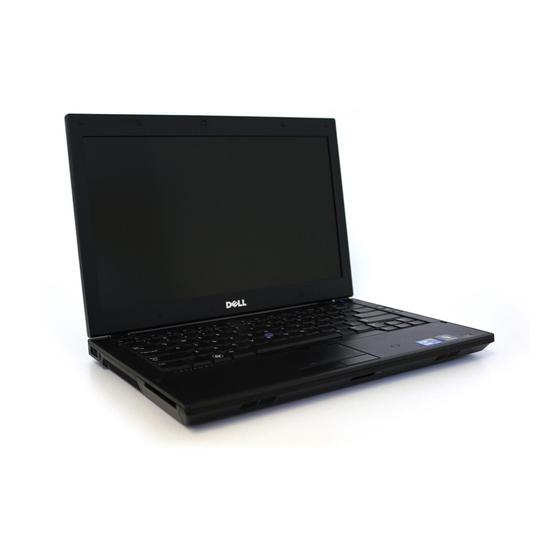 Dell Latitude 4310 Setup And Features Information
