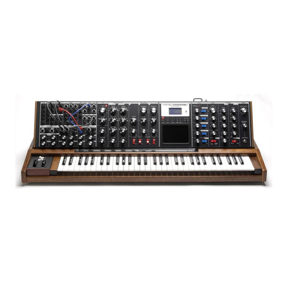 Moog Voyager XL User Manual