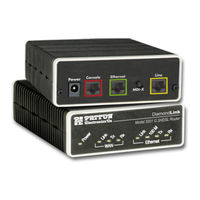 Patton electronics DIAMONDLINK 3201 User Manual