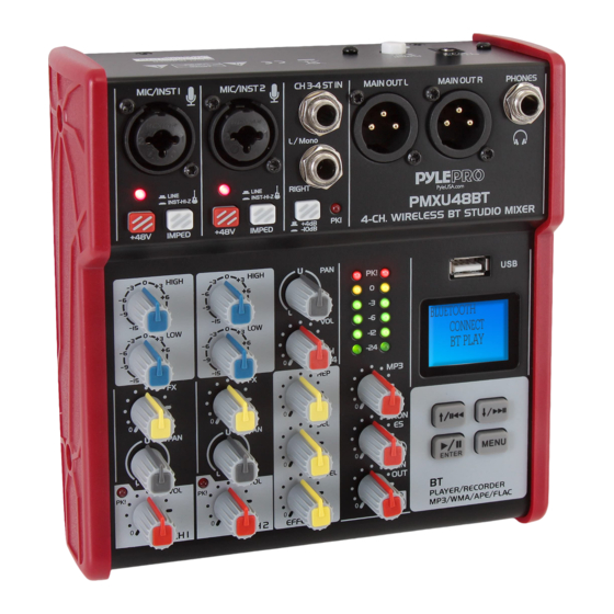 Pyle Pro PMXU48BT User Manual