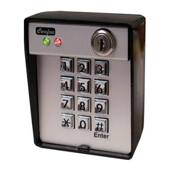 Carefree 1050 Installation And Programming Instructions