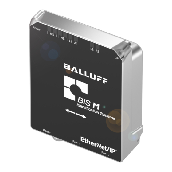 Balluff BIS M-4006-034-00-ST4 Series Installation Manual