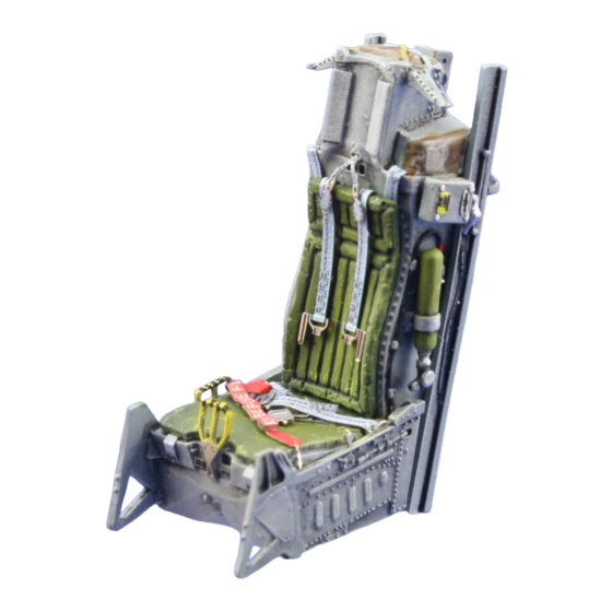 Eduard Brassin F-16 late seat Manual
