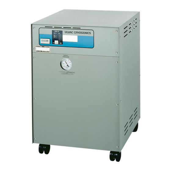 Ulvac C30VR Series Installation, Operation, Maintenance And Troubleshooting Instructions