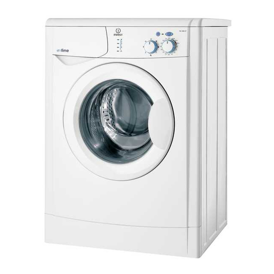 Indesit WIL 1000 OT Instructions For Use Manual