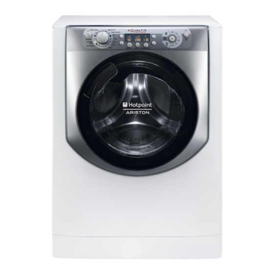 Hotpoint Ariston AQUALTIS AQ105F 29D Instructions For Installation And Use Manual