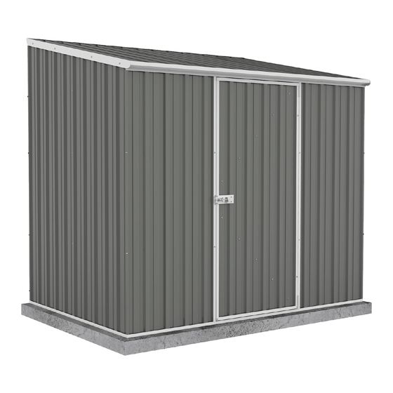 User Manuals: ABSCO SHEDS 23151SK Space Saver Shed