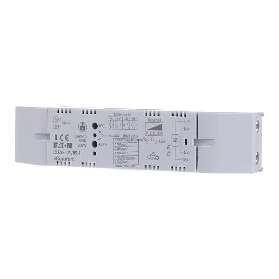 Eaton CDAE-01/05-I Manual