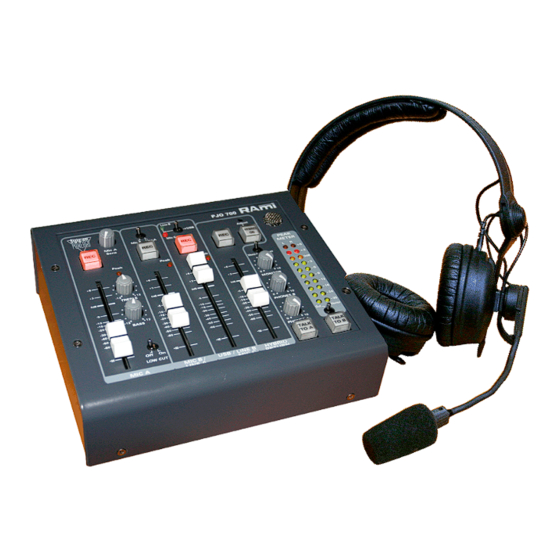 RAM PJO700 User Manual