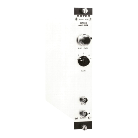 ORTEC 408 Instruction Manual
