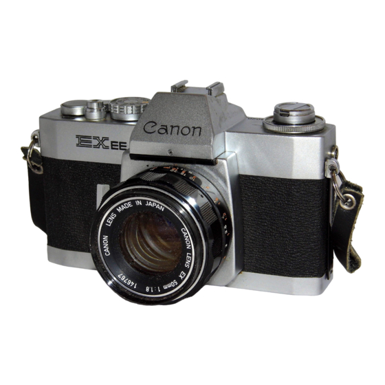 Canon EX EE Manuals