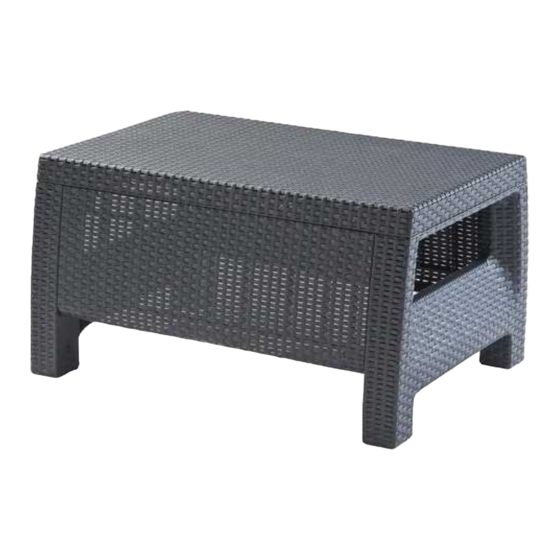 Keter CORFU Assembly Instructions