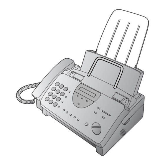 Sharp UX-470 Operation Manual