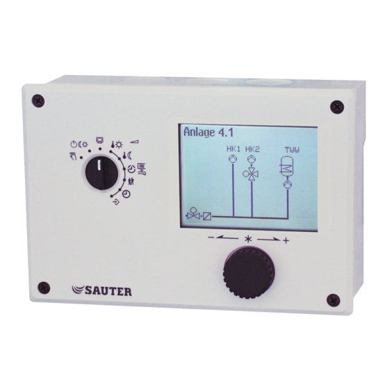 sauter EQJW146F002 Manual